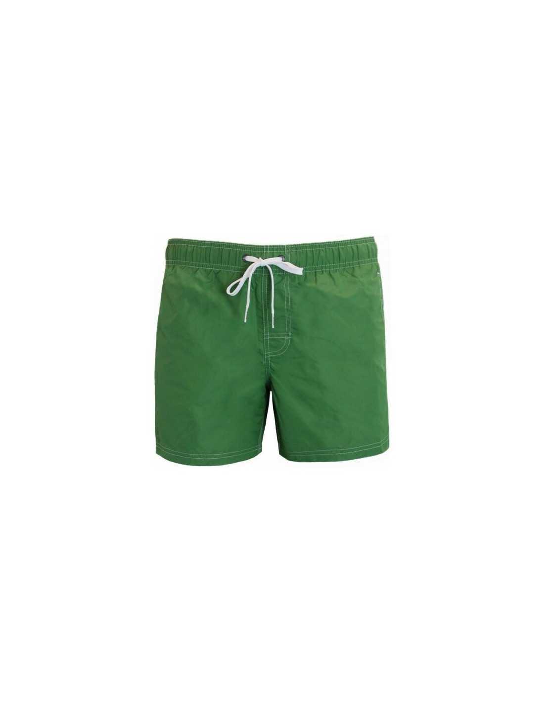 ELASTIC WAIST SWIM TRUNKS