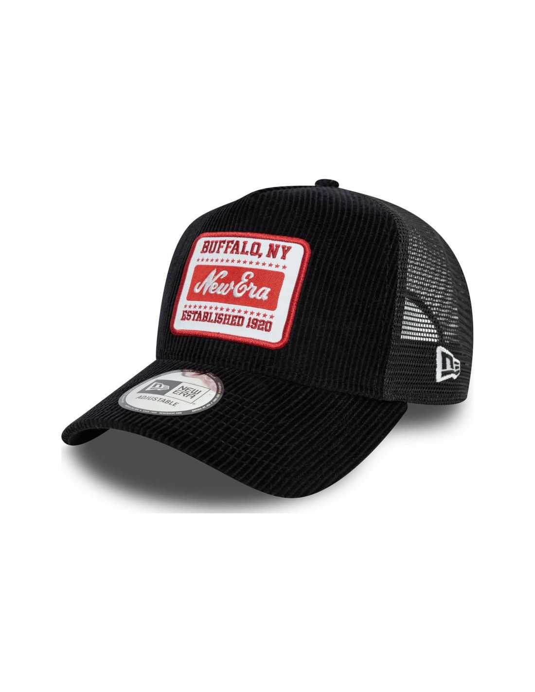 NE PATCH CORD TRUCKER NEWERA BLK