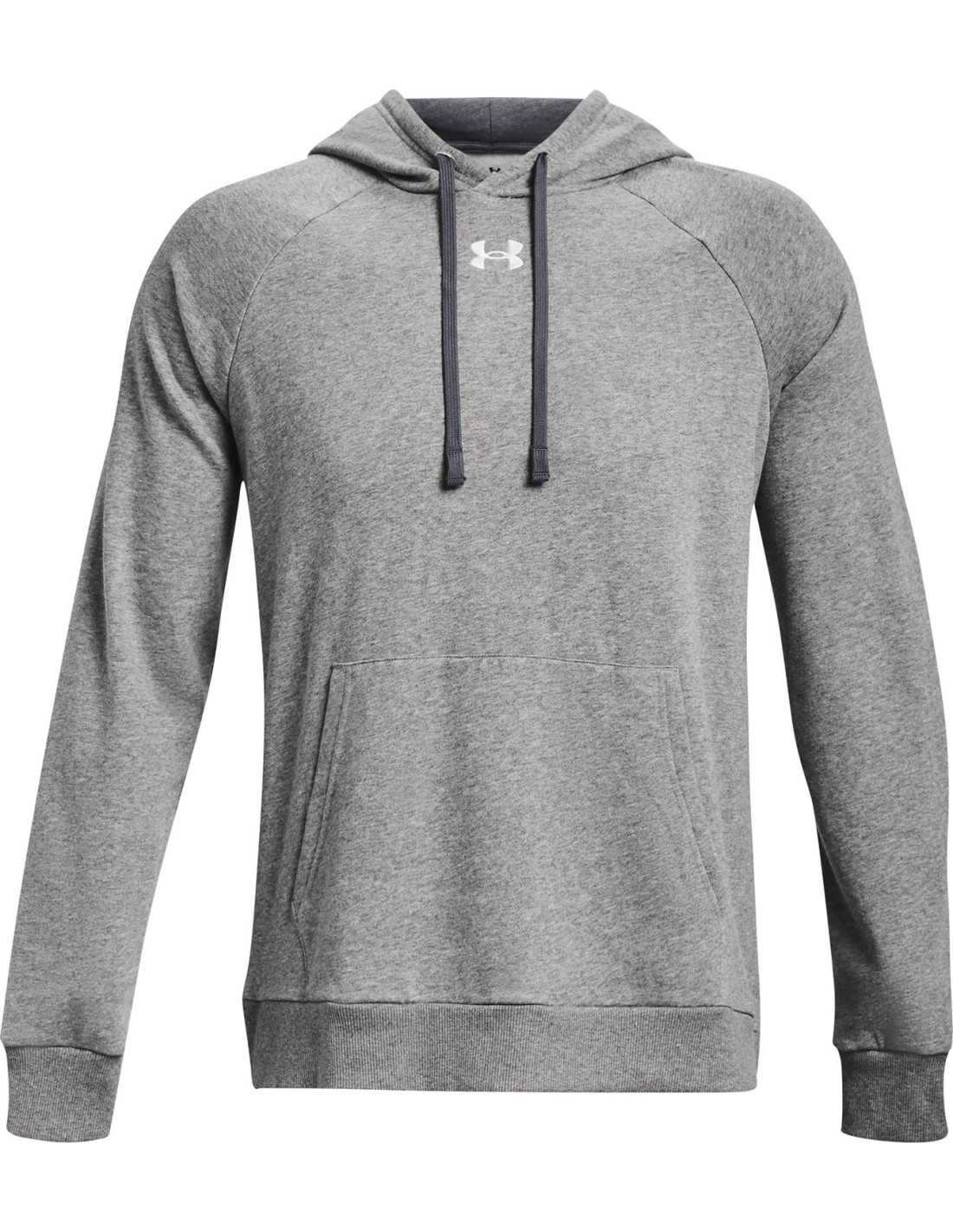 UA RIVAL FLEECE HOODIE-BLK