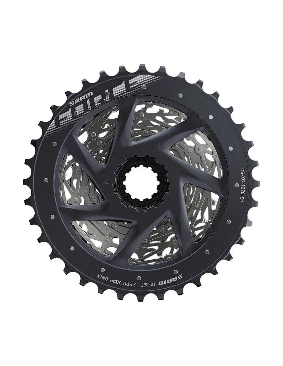 SRM CASSETTE XG1270 10-36 SILVER  FORCE WIDE   AXS  D1