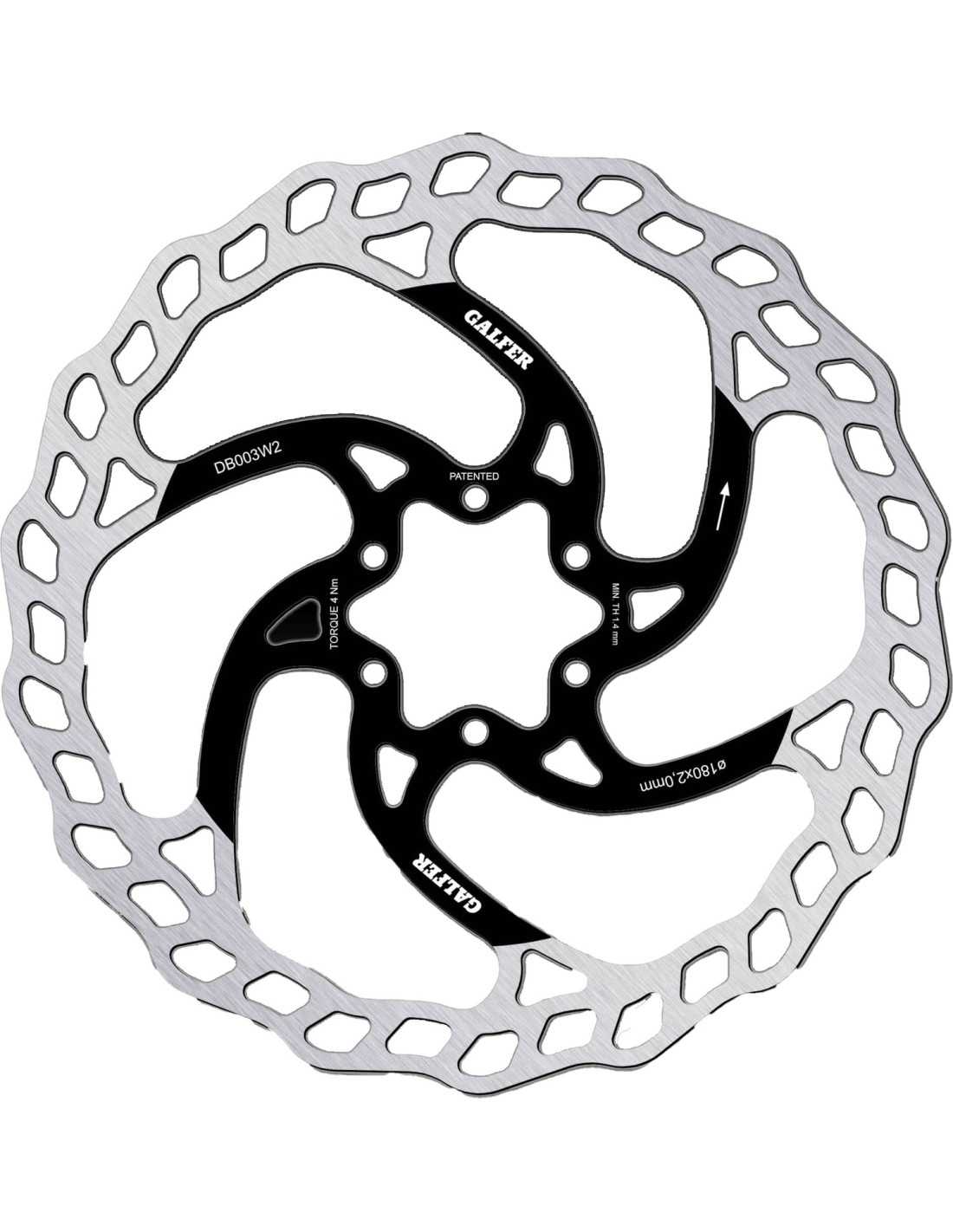 BIKE MTB DISC WAVE Ø180X2.0MM