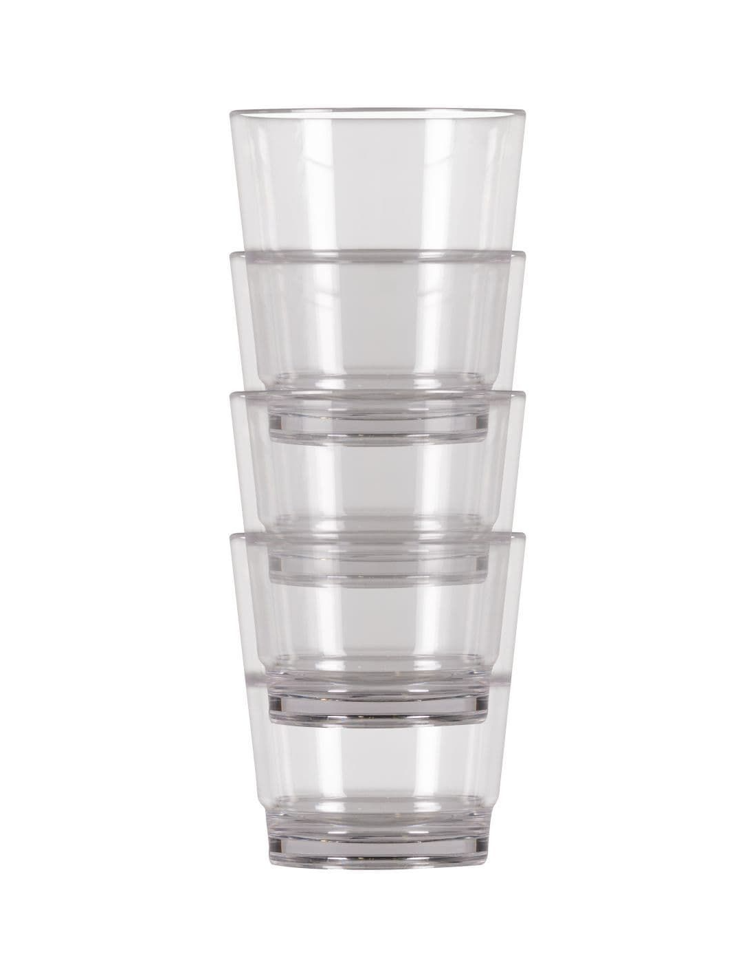 STACKABLE TUMBLER 4PC ACRYLIC