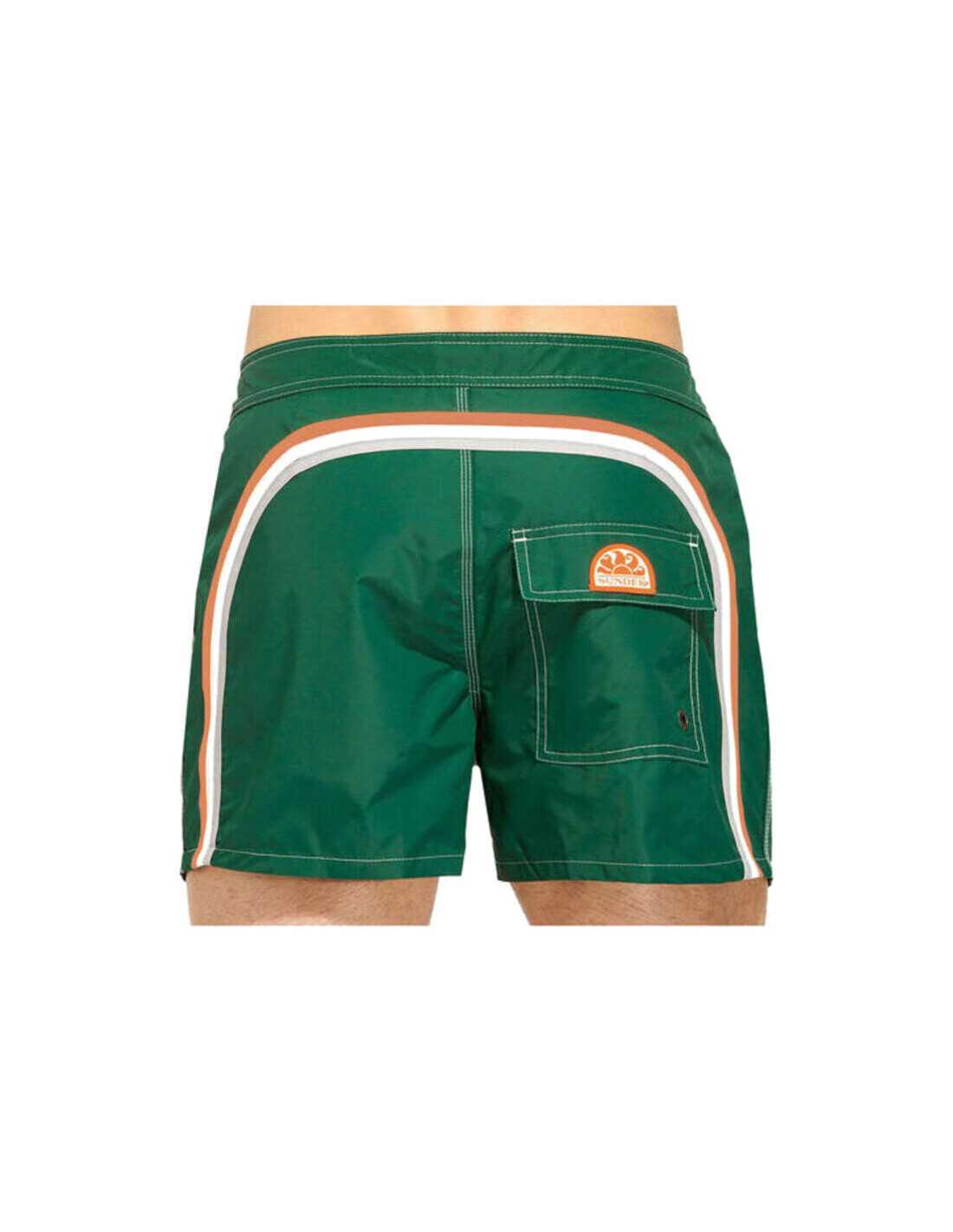 FIXED WAIST SWIM TRUNKS