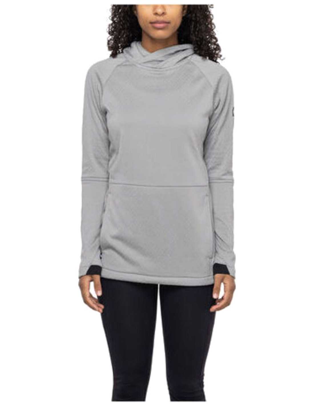 WOMEN MISSION GRID FLEECE HOODY