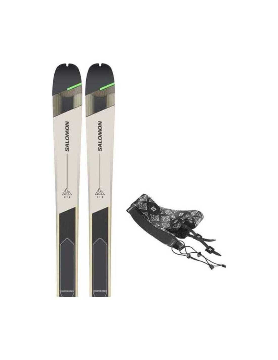 SKI SET T MTN 86 CARBON + SKINS RAIN 172