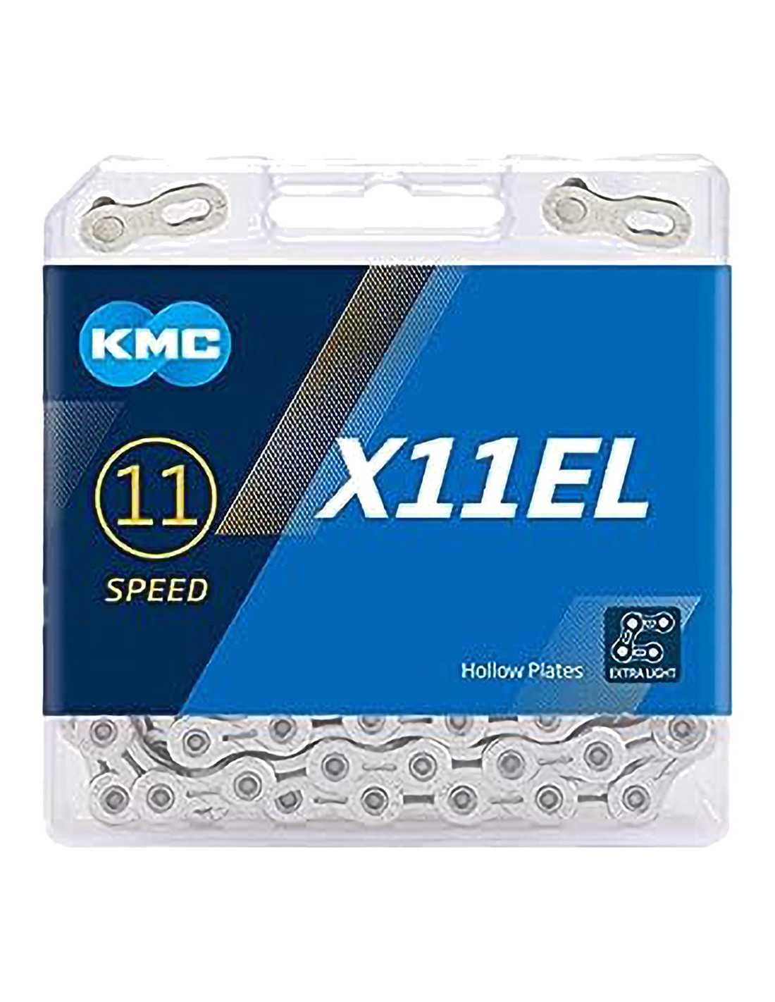 CADENA KMC X11 EL LIGHT 118 ESLABONES 11V.CROMADO