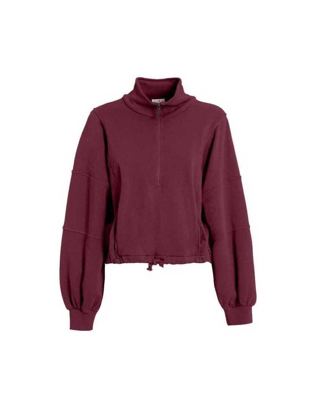 ZIP-UP BALLOON COMFORT SWEATSHIRT