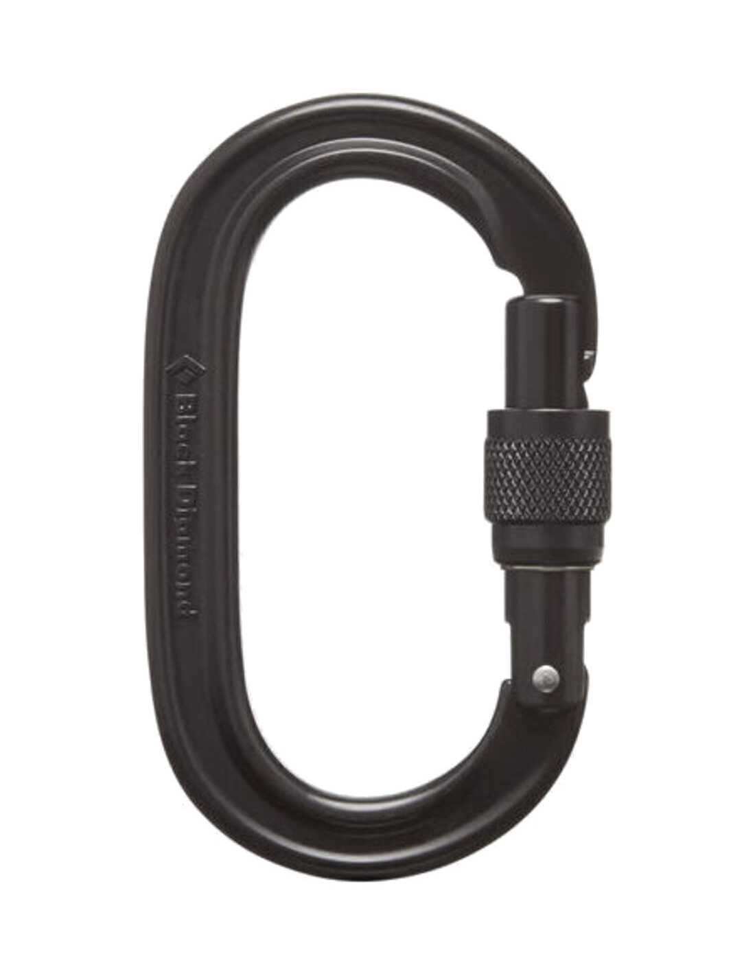 OVAL KEYLOCK SCRWGT CARABINER