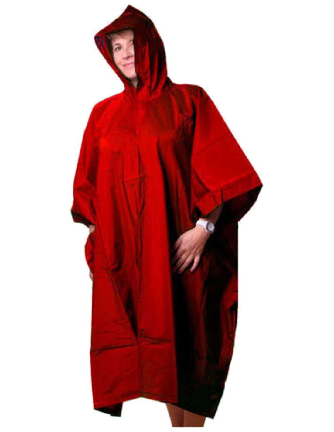 PONCHO ADULTE - PACK : 6 X ROUGE   6 X BLEU