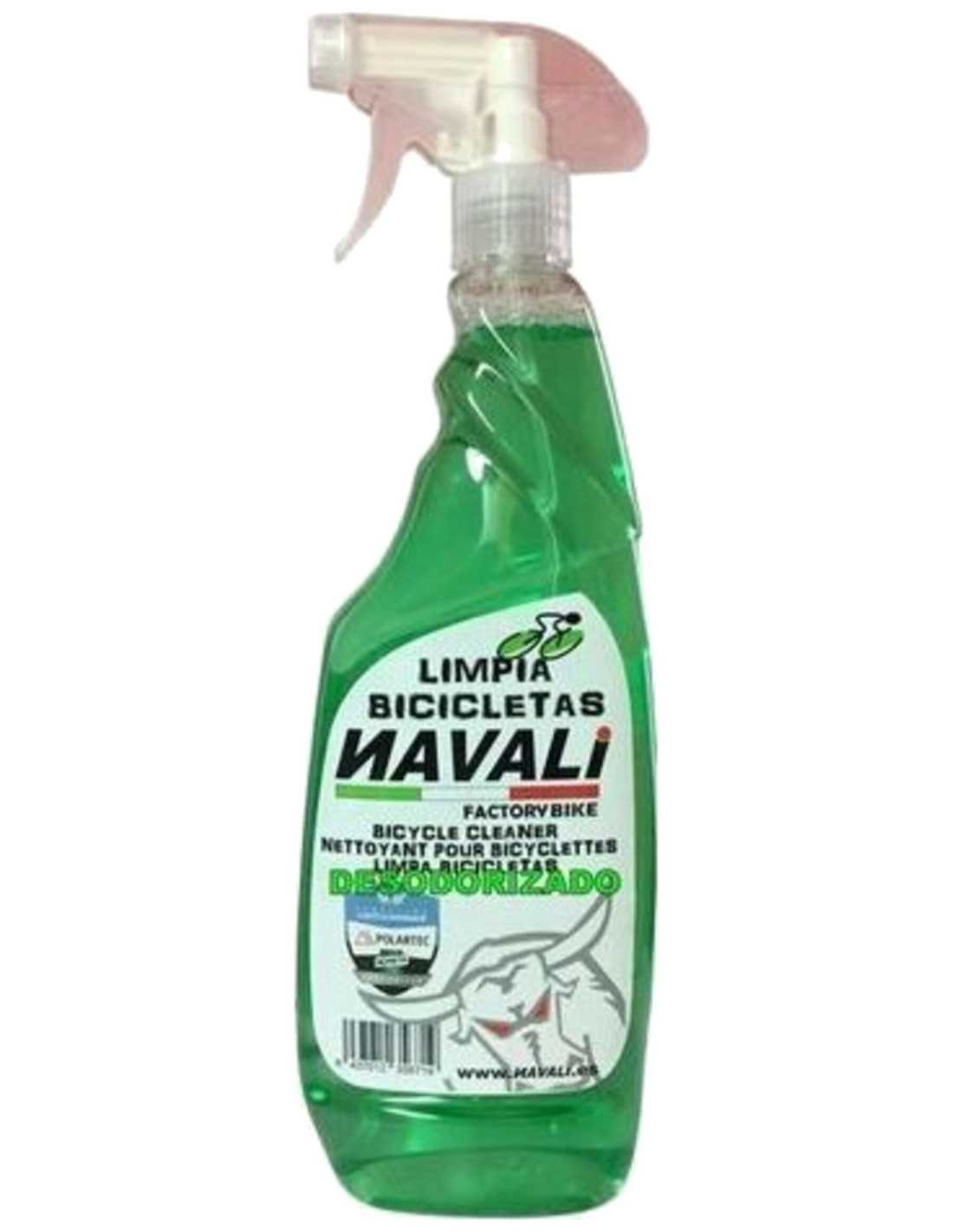 LIMPIADOR DE BICICLETAS NAVALI DESODORIZADO 725 ML