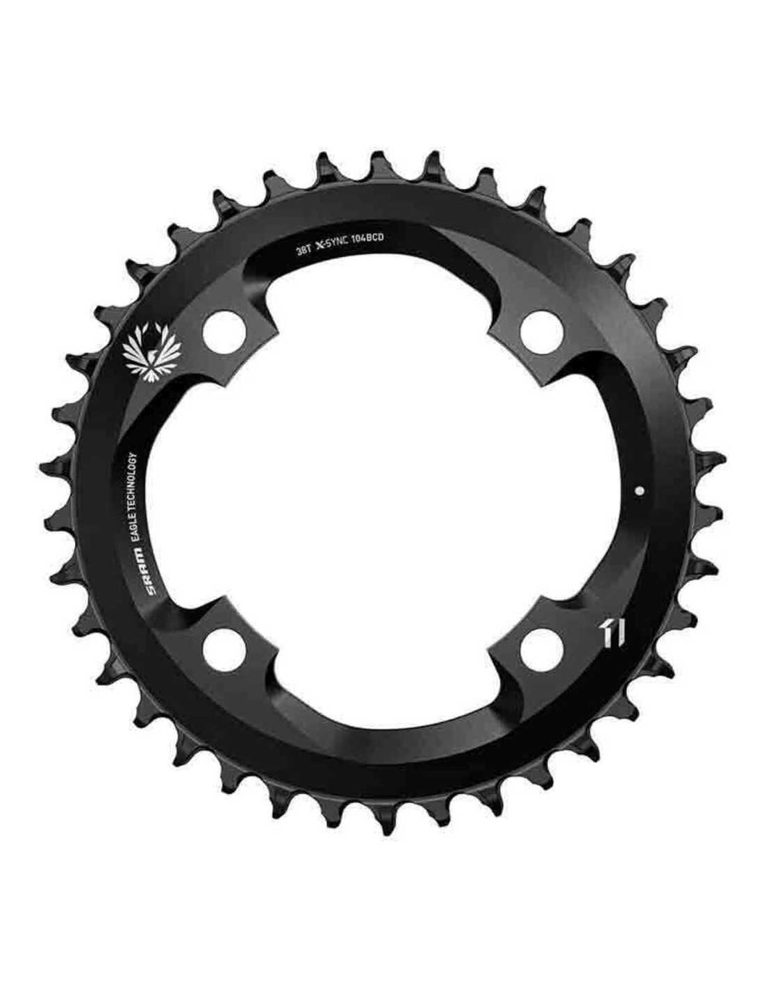 SRM PLATO X-SYNC 12 11V EAGLE 38D 104BCD BLK