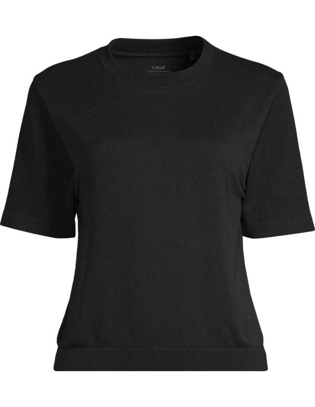 SEAMLESS RIB SLEEVE TEE