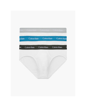 CALVIN KLEIN UNDERWEAR 3P HIP BRIEF, Black Men's Brief