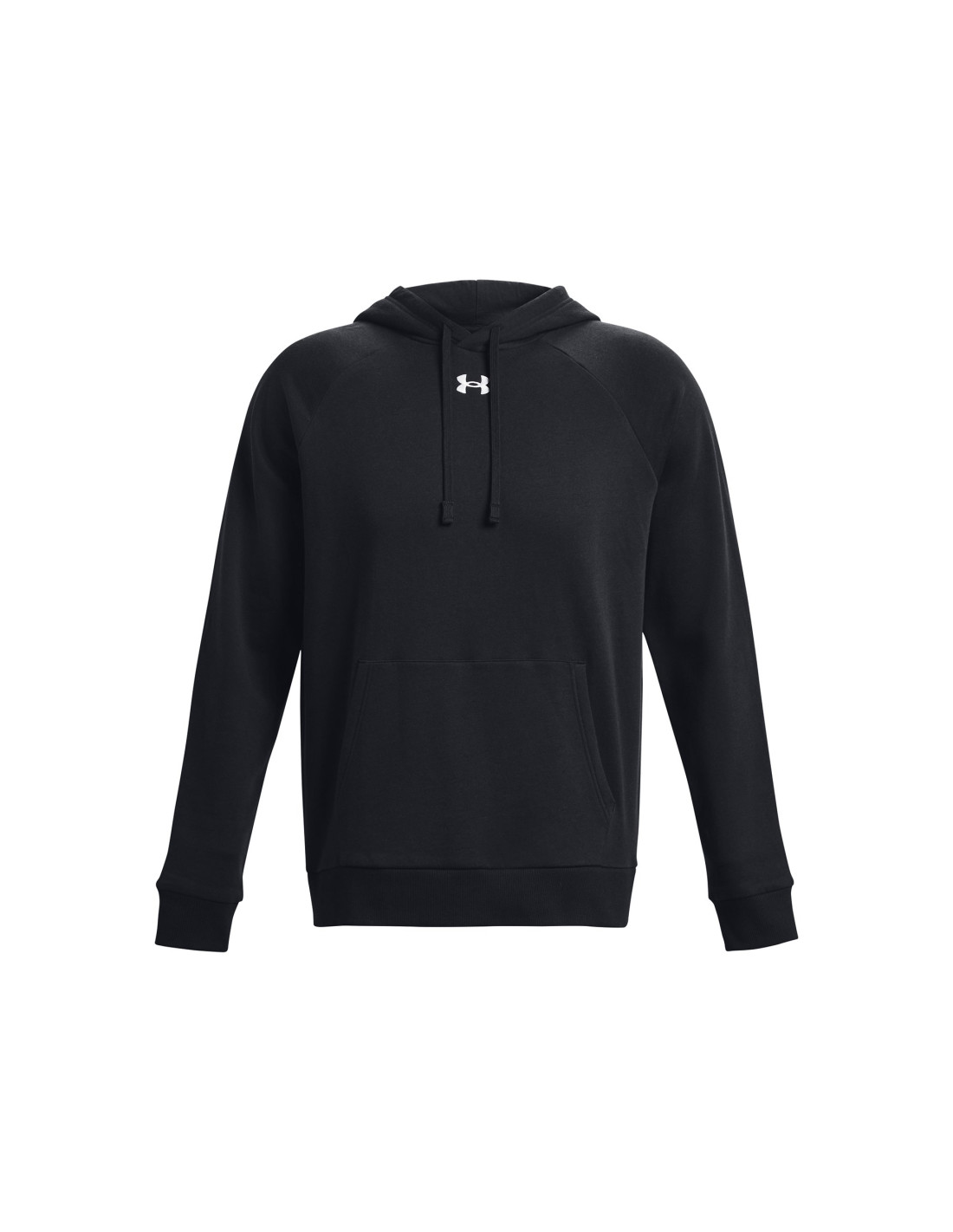 UA RIVAL FLEECE HOODIE-BLK