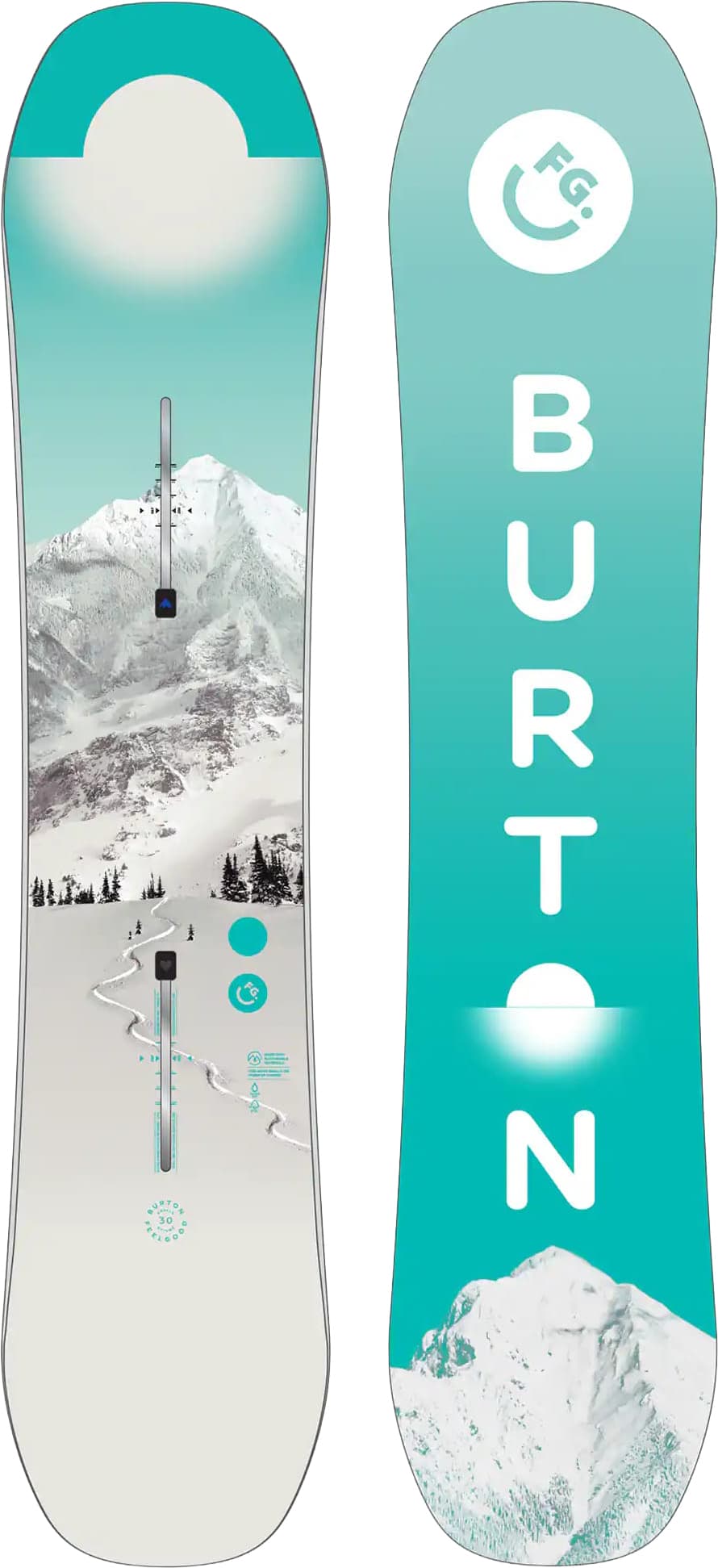 Tablas de Snowboard BURTON KIDS' FEELGOOD SMALLS CAMBER SNOWBOARD