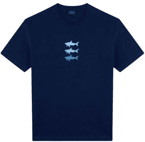 Camiseta PAUL & SHARK PRINTED SHARK COTTON JERSEY T-SHIRT