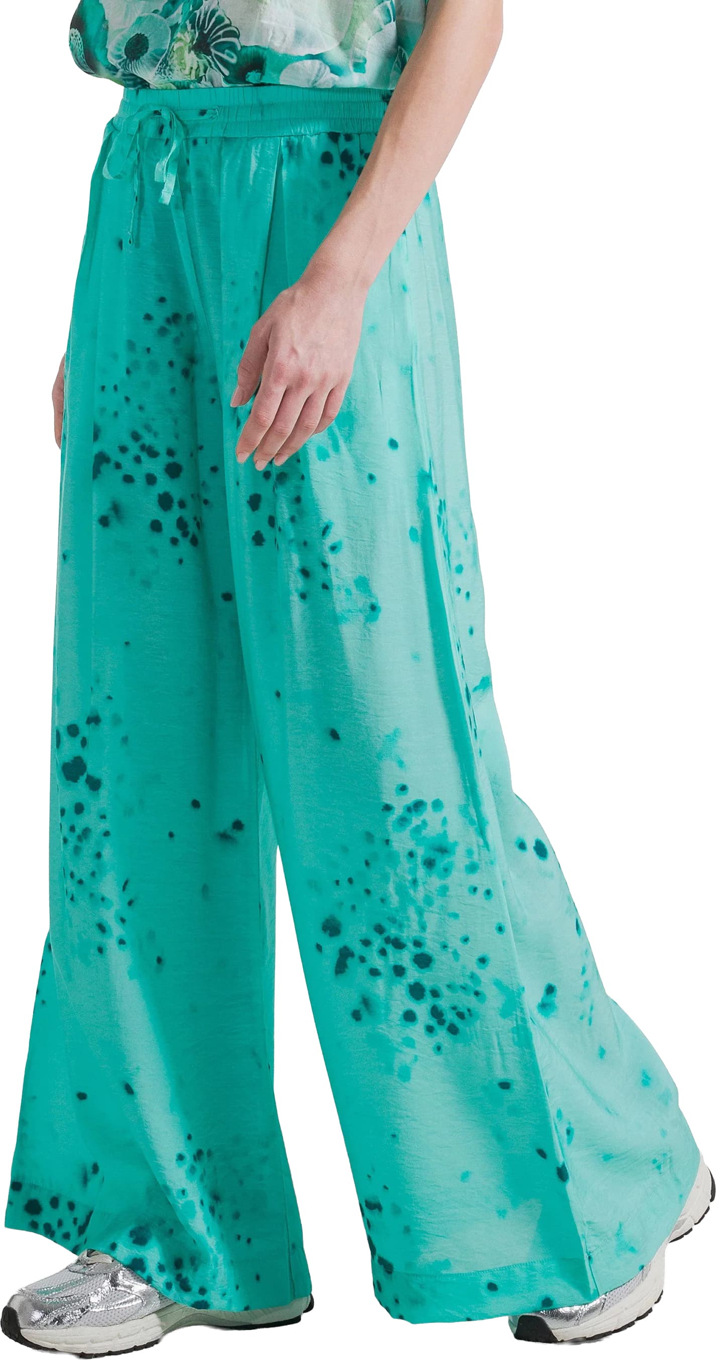 Pantalón DEHA ALLOVER CRINKLED VISCOSE WIDE PANTS