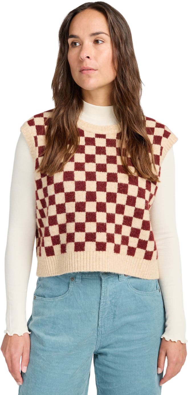 Jersey RVCA CHECK IN SWEATER VEST