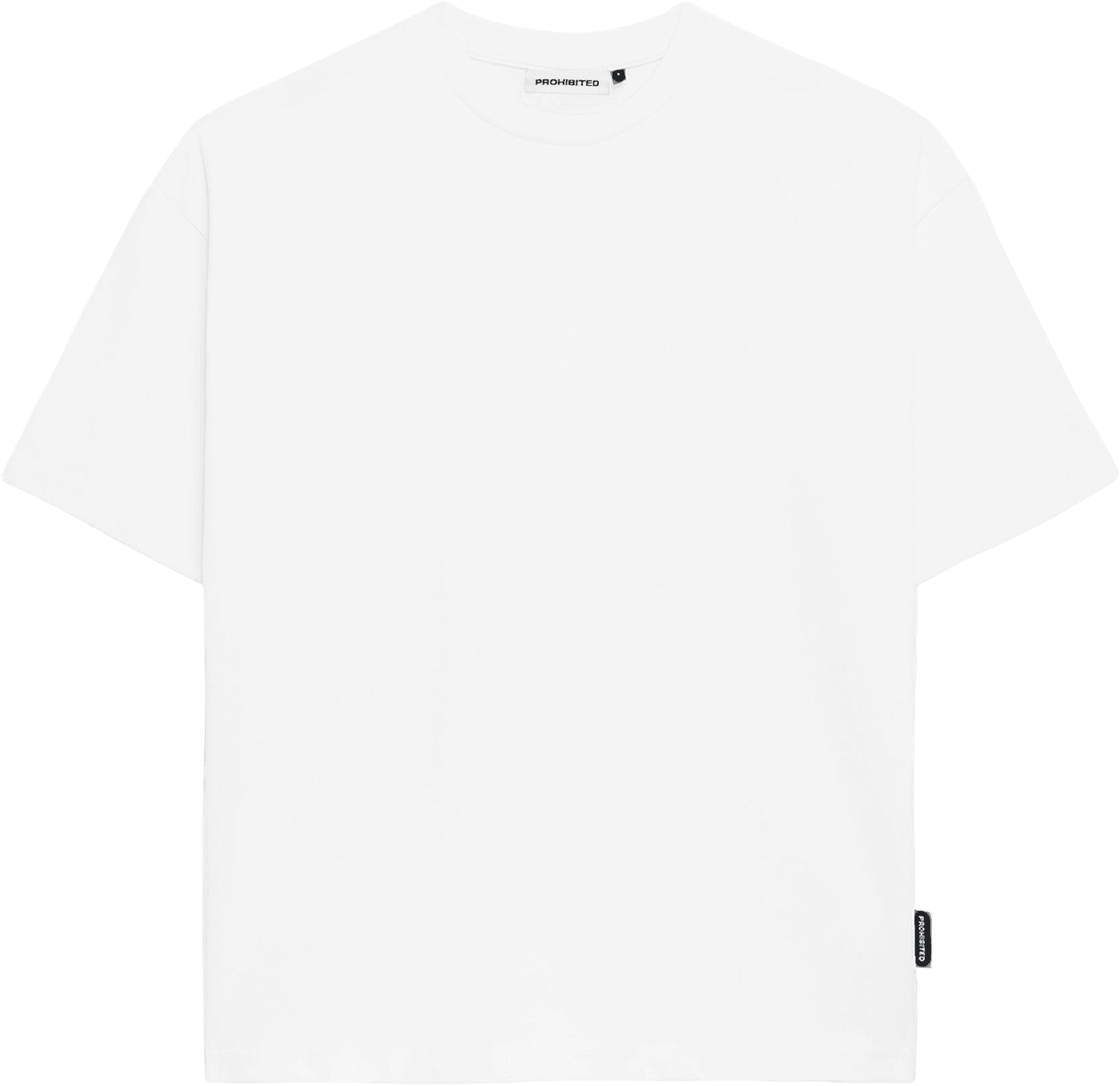 Camiseta PROHIBITED OVERSIZED TEE OFF-WHITE
