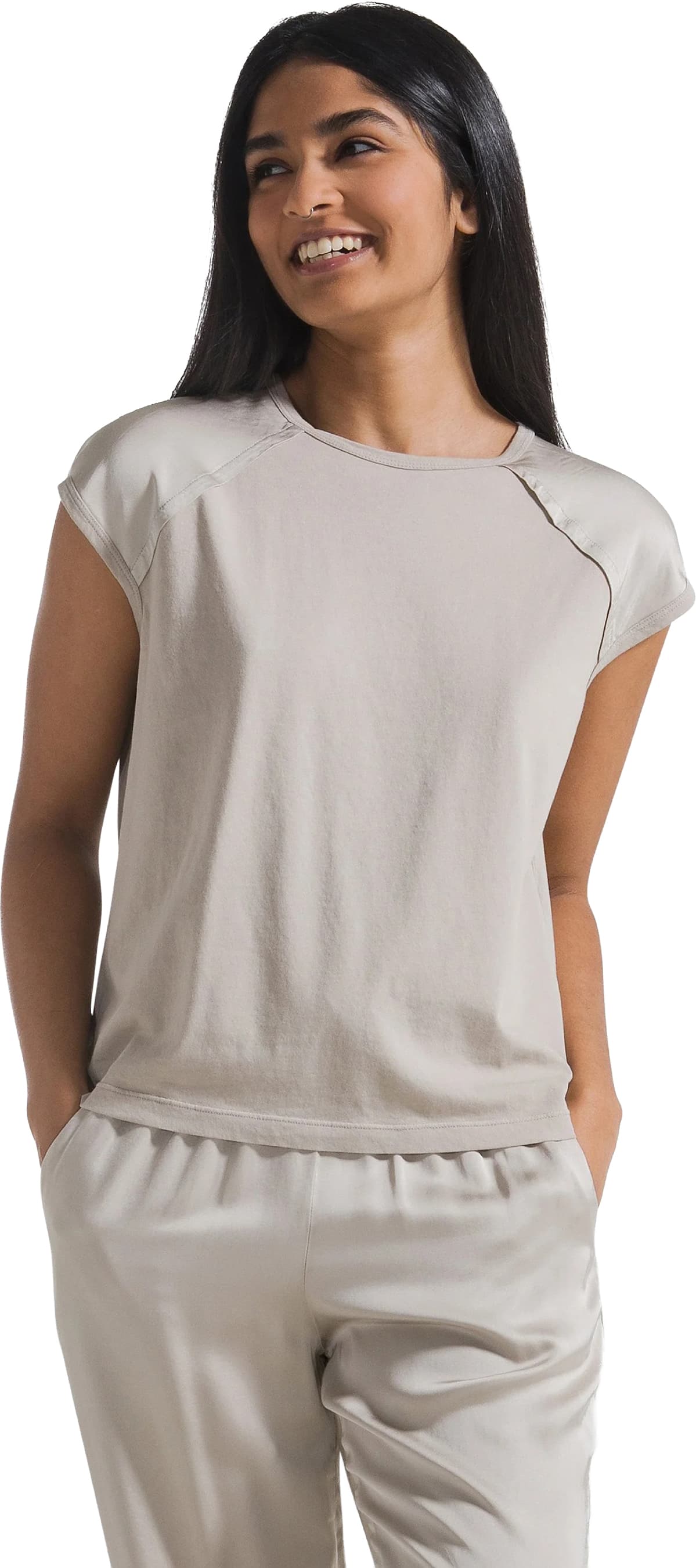 Camiseta DEHA SATIN SLEEVE TOP