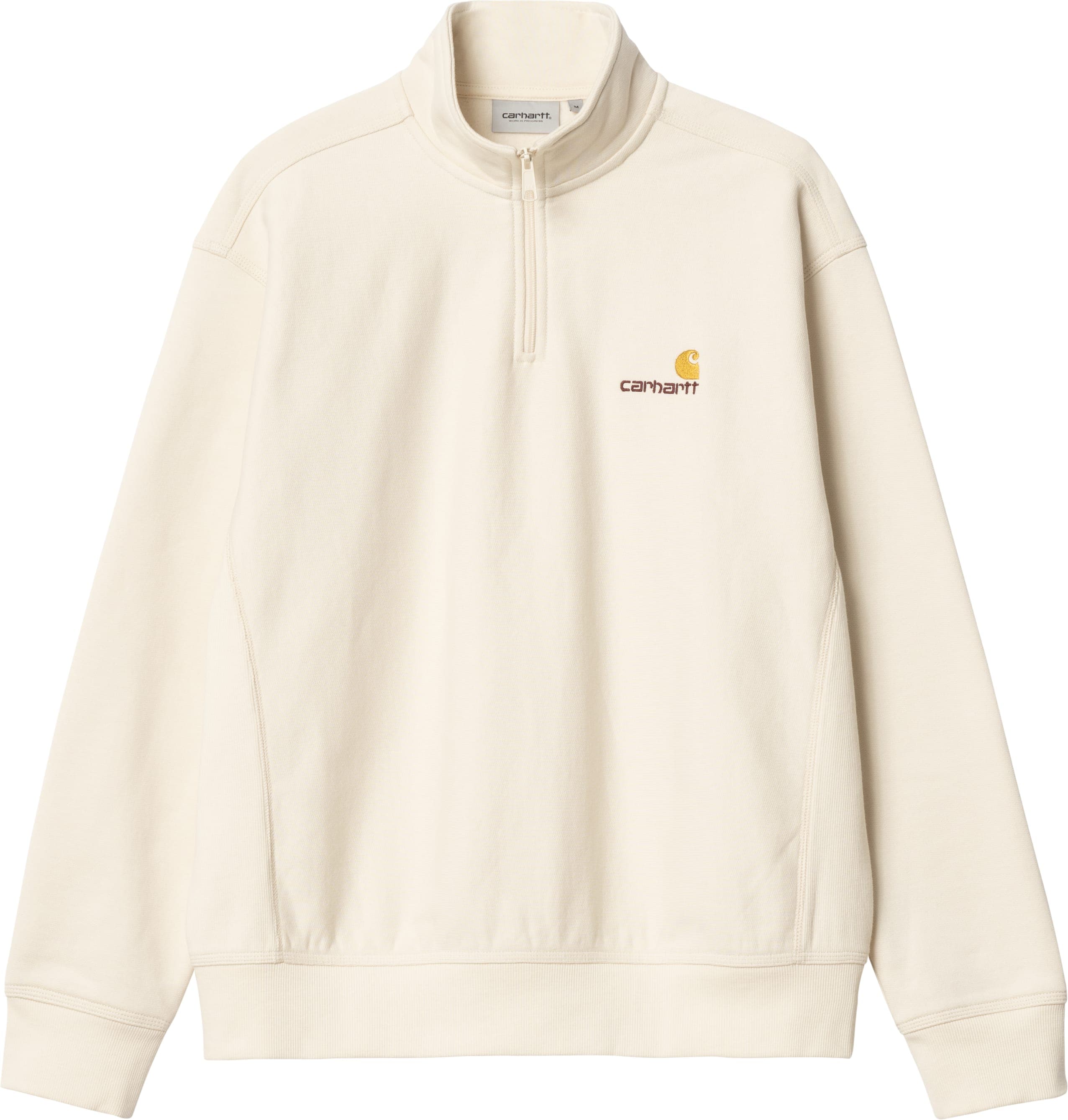Felpa CARHARTT WIP HALF ZIP AMERICAN SCRIPT SWEAT