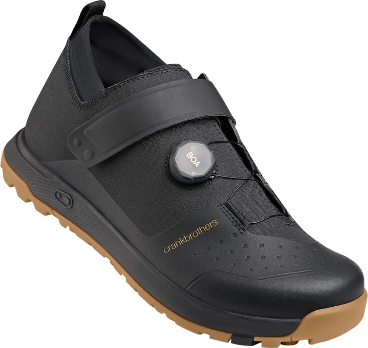 Sneaker CRANK BROTHERS CRANK BROTHERS SHOES MALLET TRAIL BOA BLACK/GOLD - GUM OUTSOLE 42
