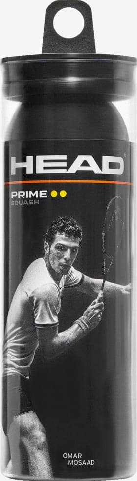 Ball HEAD SQUASH 3-BALL TUBE PRIME (DYD)