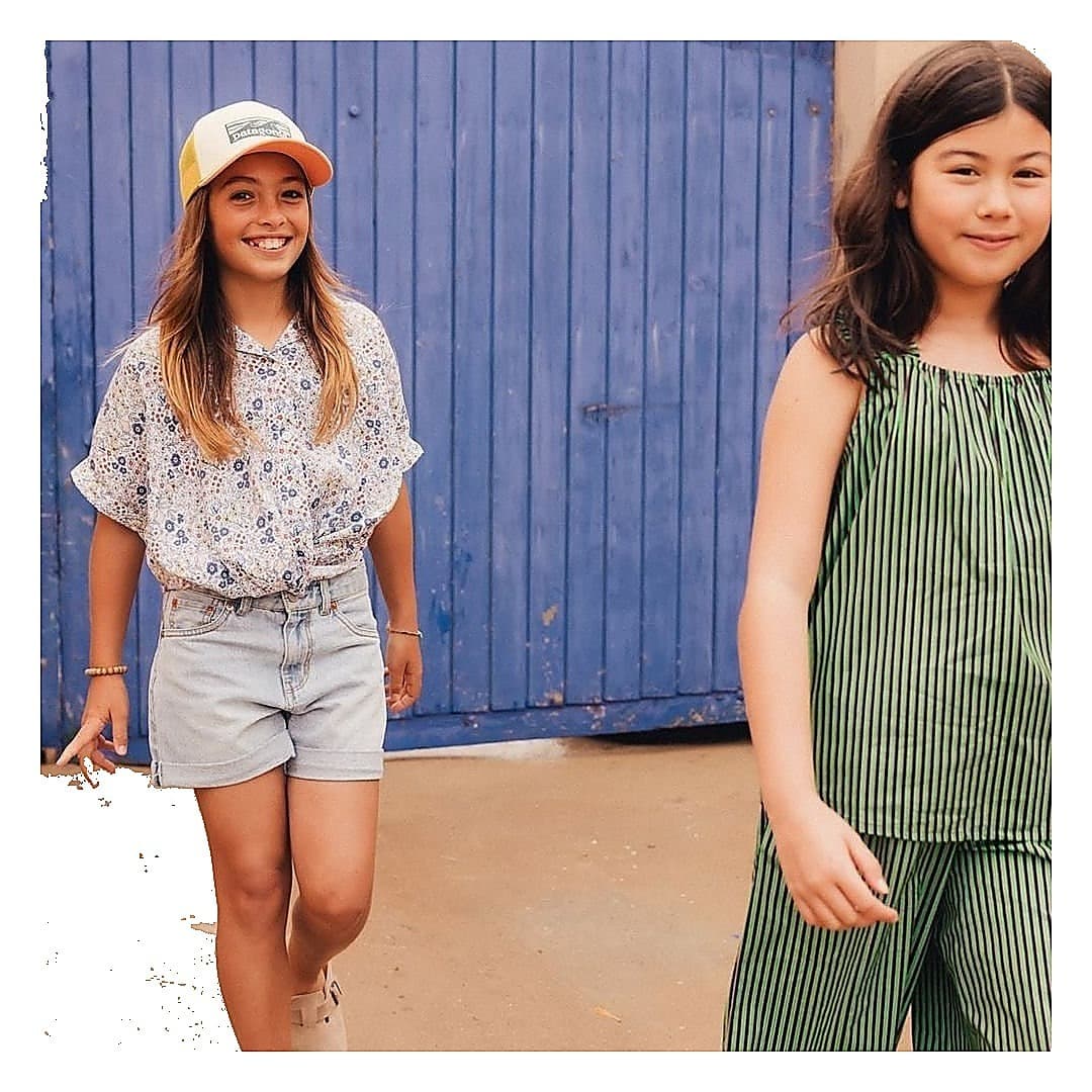 Camisa LEVI'S KIDS PRINTED SS TWIST BUTTON TOP