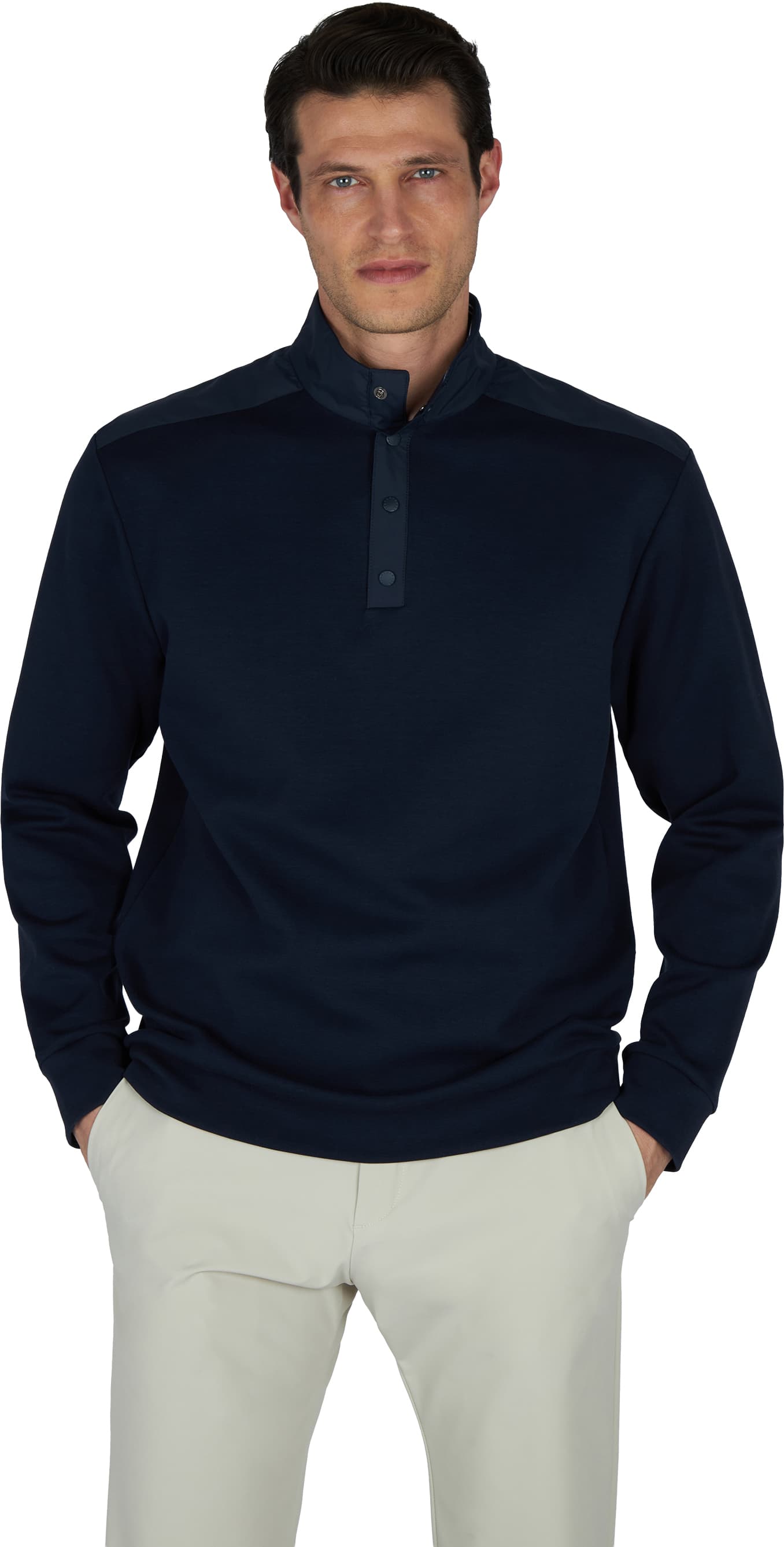 Jersey PAUL & SHARK MEN'S WOVEN COTTON NYLON SWEATSHIRT