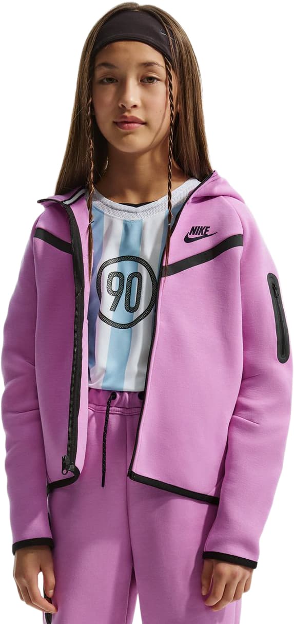 Sudadera NIKE G NSW TCH FLC HD FZ LS - PD