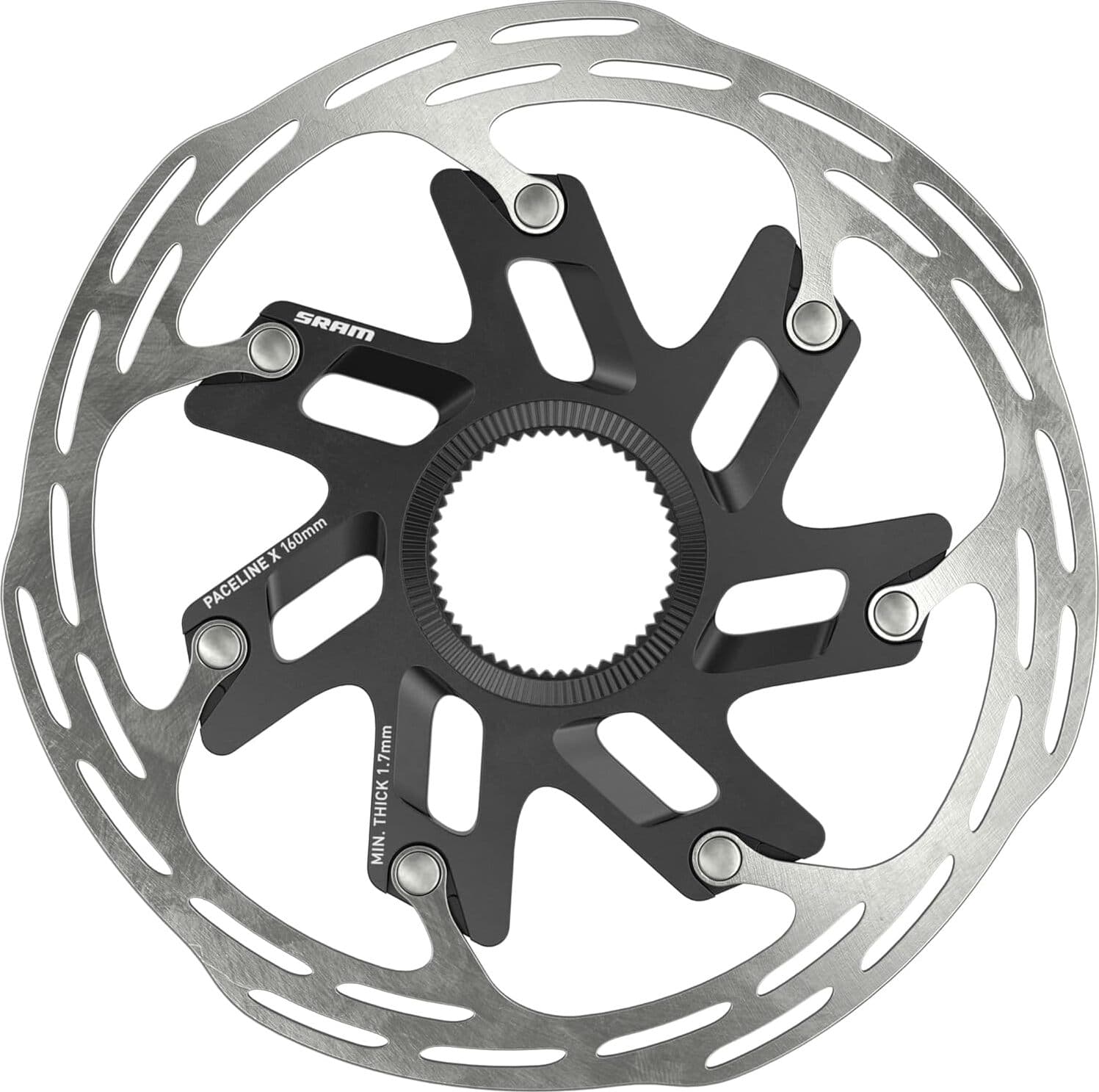 Freno y Mando SRAM PACELINE BRAKE DISC X 160MM CENTERLOCK ROAD INCLUDES CL (BEVELED) COVERS