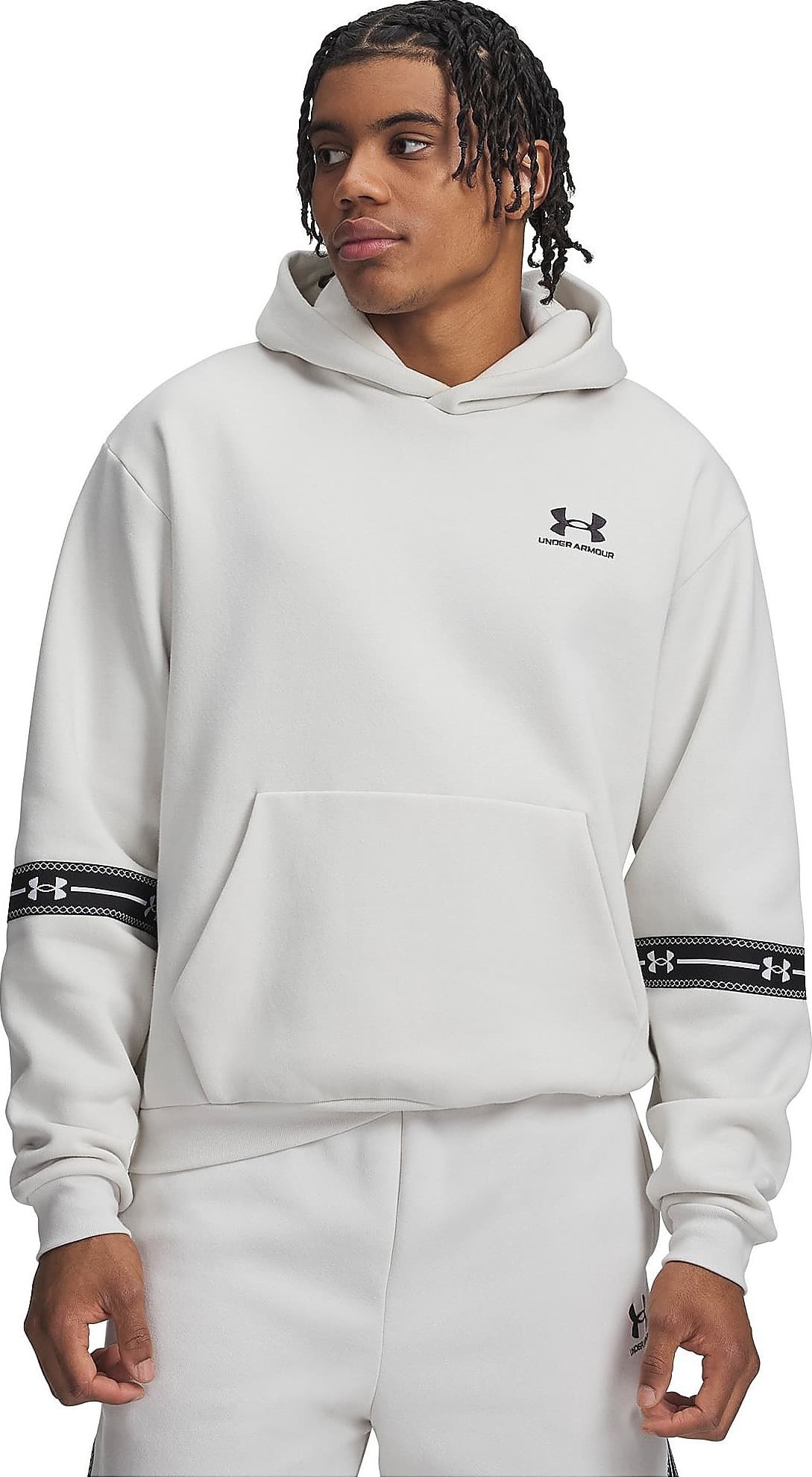 Hoodie UNDER ARMOUR UA ICON FLC TAPED HOODIE