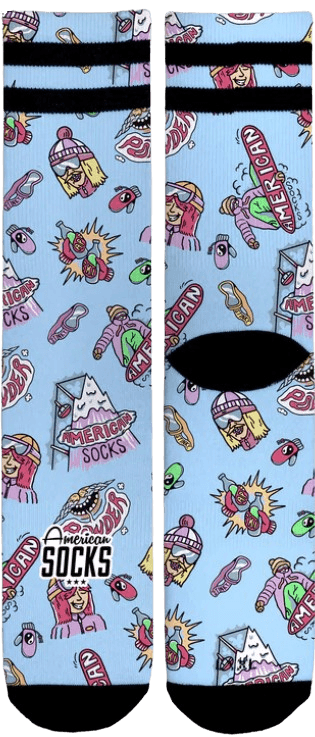 Socks AMERICAN SOCKS SLOPE DOPE VILLAINS