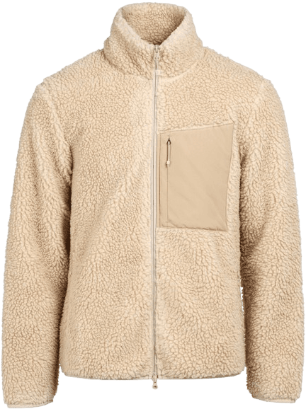 Fleece THE MOUNTAIN STUDIO SOFT WOOL PILE JACKET