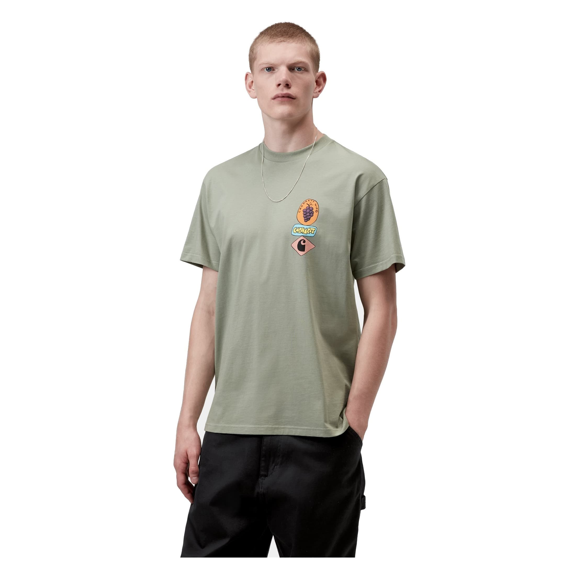 T-shirt CARHARTT WIP SS STACKED GRAPES T-SHIRT