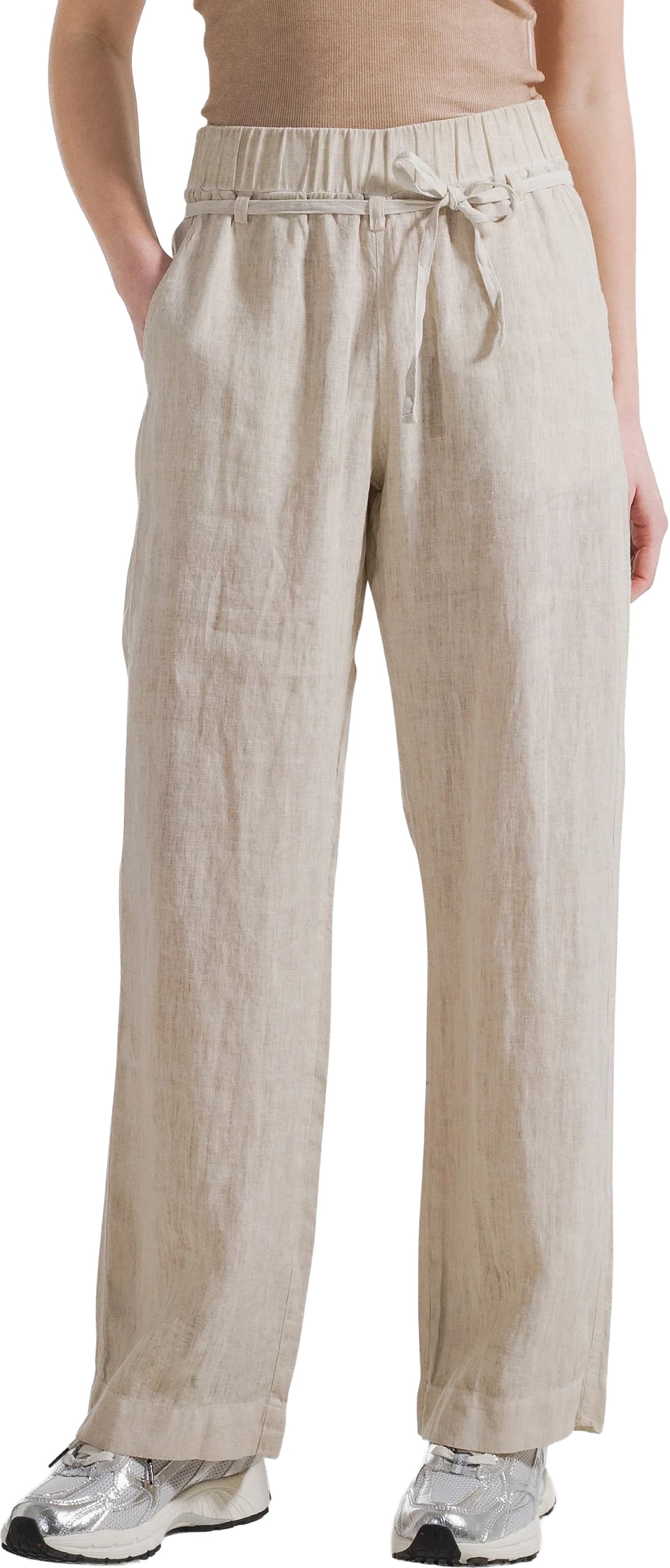 Pantalón DEHA FADE EFFECT LINEN STRAIGHT PANTS