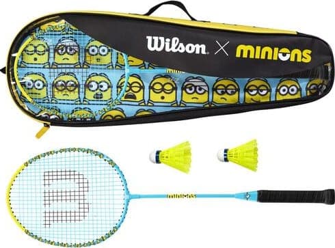 Racket WILSON MINIONS 2.0 JUNIOR BADMINTON SET 2
