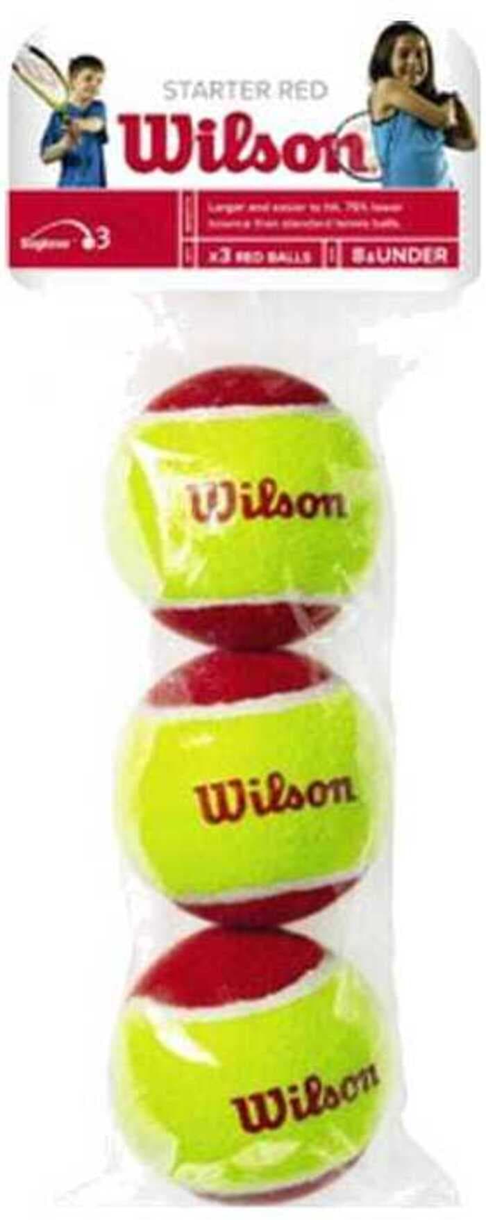 Ball WILSON STARTER TOUR RED TBALL 3 PACK