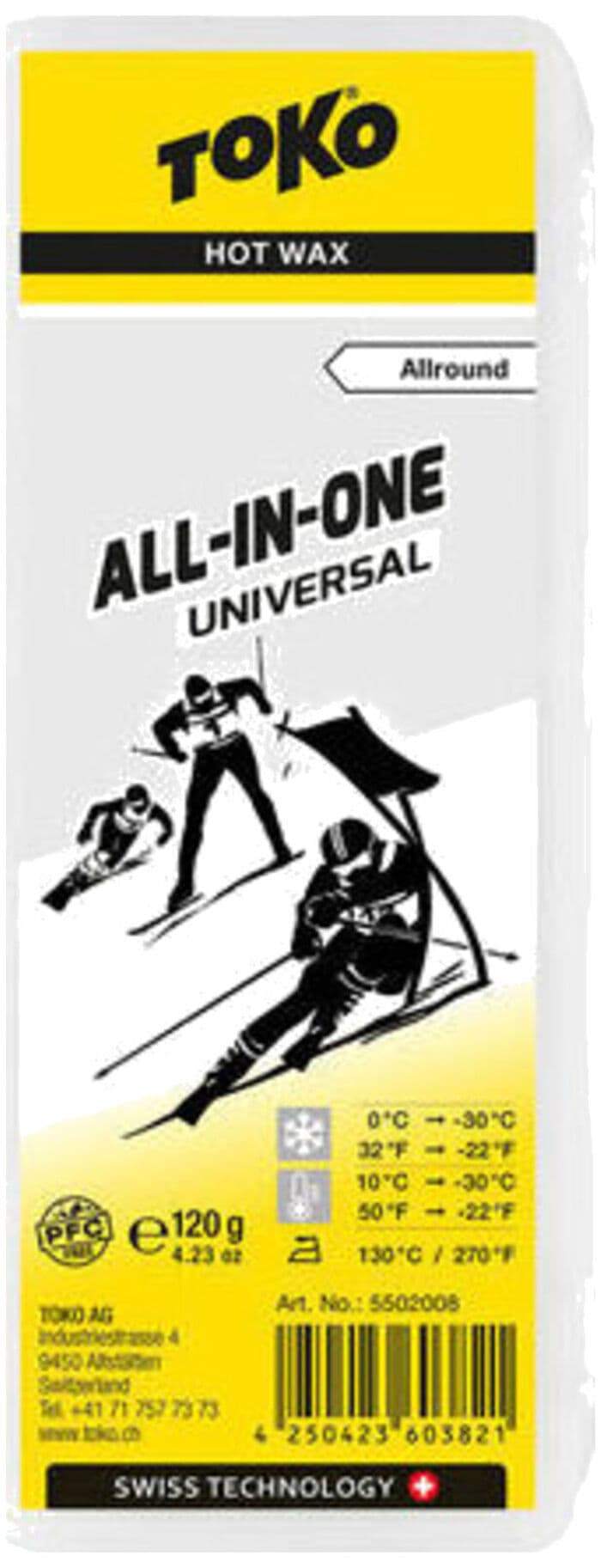 Wachs TOKO ALL IN ONE UNIVERSAL 120G