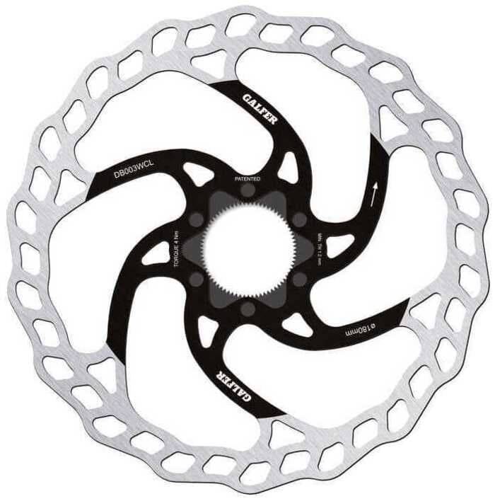 Brake and Lever GALFER MTB DISC WAVE CENTER-LOCK
