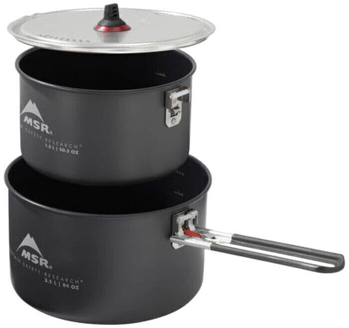 Ustensile de Cuisine M.S.R CERAMIC 2-POT SET