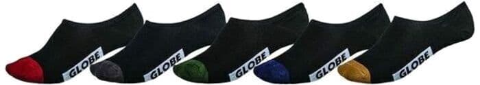 Chaussettes GLOBE DIP INVISIBLE SOCK 5 PACK