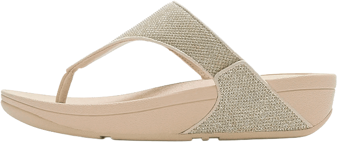 Sandales FITFLOP LULU SHIMMERGLITZ TOE-POST SANDALS - PLATFORM SANDALS