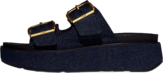 Sandales FITFLOP GEN-FF MAX BUCKLE TWO-BAR DENIM SLIDES
