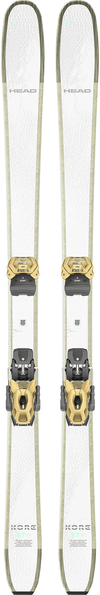 Pack Skis + Fixations HEAD KORE 87 TI W + ATTACK LYT 11 GW