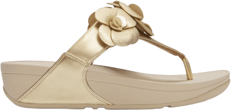 Sandales FITFLOP LULU FLOWER PLATINO
