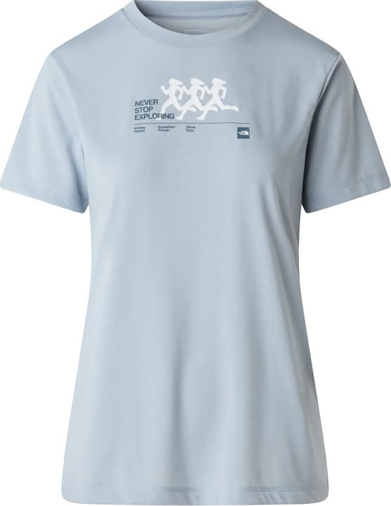 T-Shirt THE NORTH FACE W BITMAP SILHOUETTE SHORT SLEEVES TEE-GR