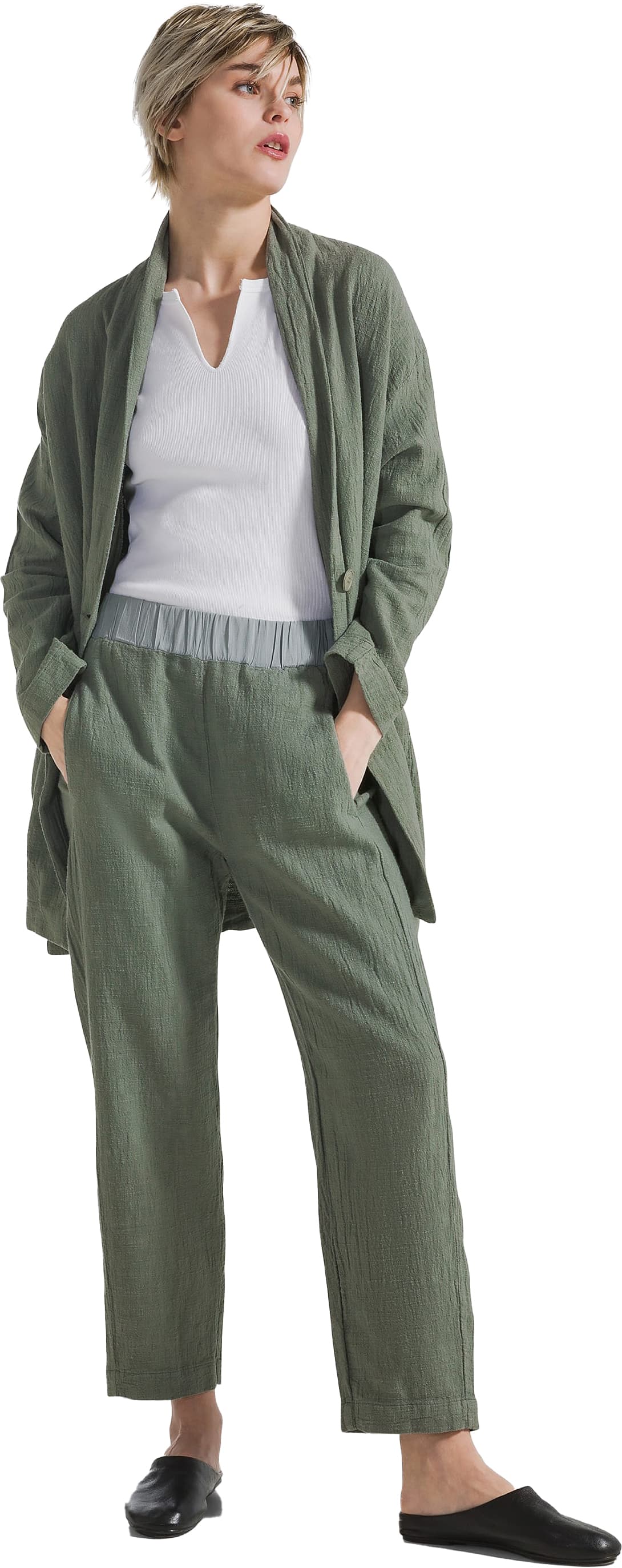 Pantalón DEHA PANTALONE CARROT IN TWEED