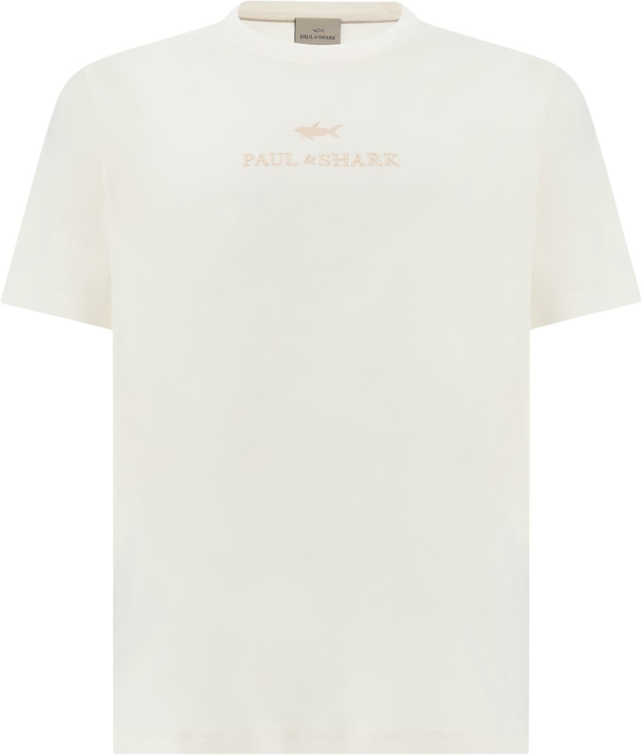 Polo PAUL & SHARK MEN'S KNITTED COTTON T-SHIRT