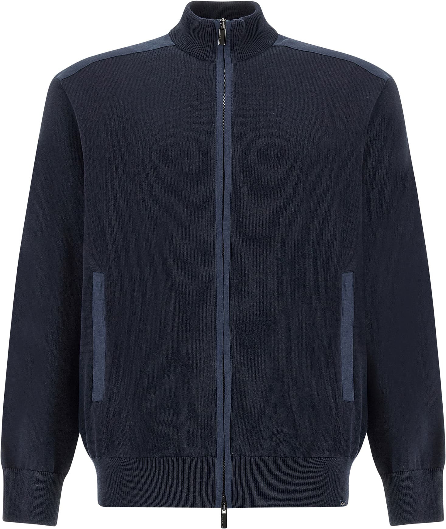 Jersey PAUL & SHARK MEN'S WOVEN COTTON ZIPPED SWEATER